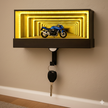 CAR GARAGE KEY HOLDER KEY ORGANIZER WITH LED