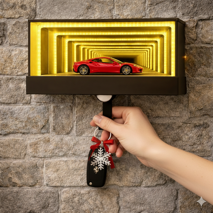 CAR GARAGE KEY HOLDER KEY ORGANIZER WITH LED